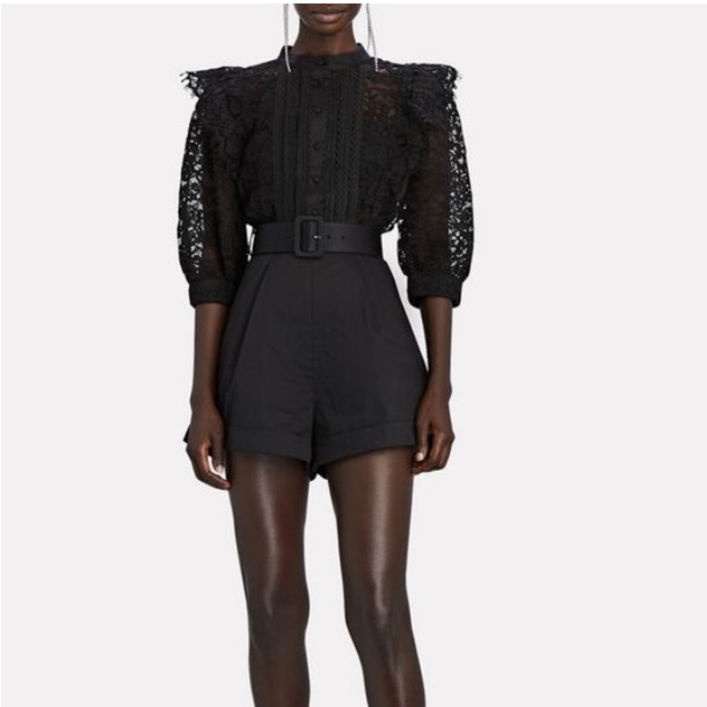 Self-Portrait Belted Jumpsuit